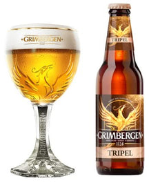 Grimbergen Beer glasses on Foot - 330 ml - 6 pieces