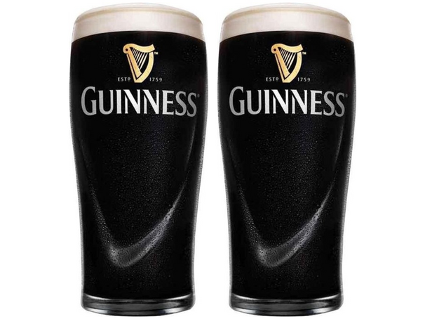 Guinness Beer Glasses Pint 500 ml - 2 Pieces