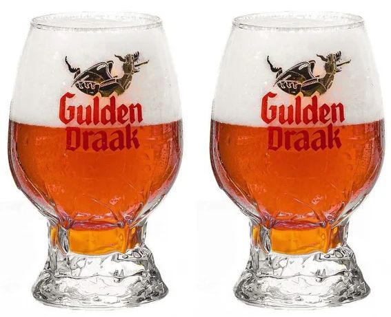 Gulden Draak Goblet Beer Glasses 330 ml - 2 pieces