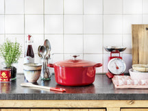 BK Casserole Burgundy - Chili Red - ø 24 cm / 4.2 liters