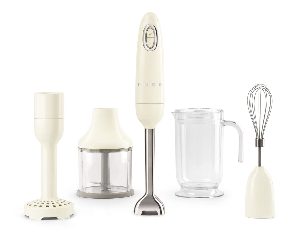 SMEG Hand blender Set - turbo function - cream - HBF22CREU