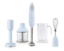 SMEG Hand blender Set - turbo function - pastel blue - HBF22PBEU