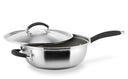 Habonne sauté pan - Sauteuse - Ecovite Forte - stainless steel - ø 26 cm -. Ceramic non-stick coating