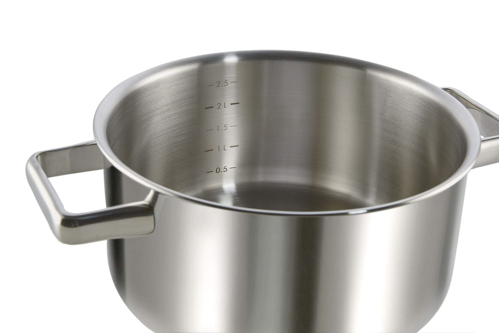 Habonne Cooking pot Royal - TriPly stainless steel - ø 18 cm / 2 liters