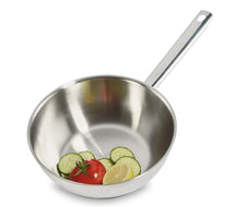 Habonne Wok pan - TriPly stainless steel - ø 24 cm - without non-stick coating