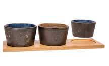 Cosy & Trendy Serving board Bolivia - with bowls - 35 x 11 cm