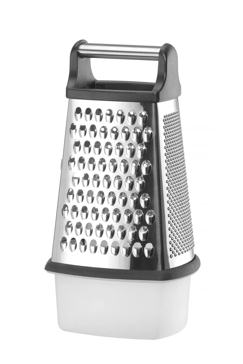 Hendi Grater four-sided with collection tray - Stainless Steel