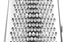 Hendi Grater four-sided with collection tray - Stainless Steel