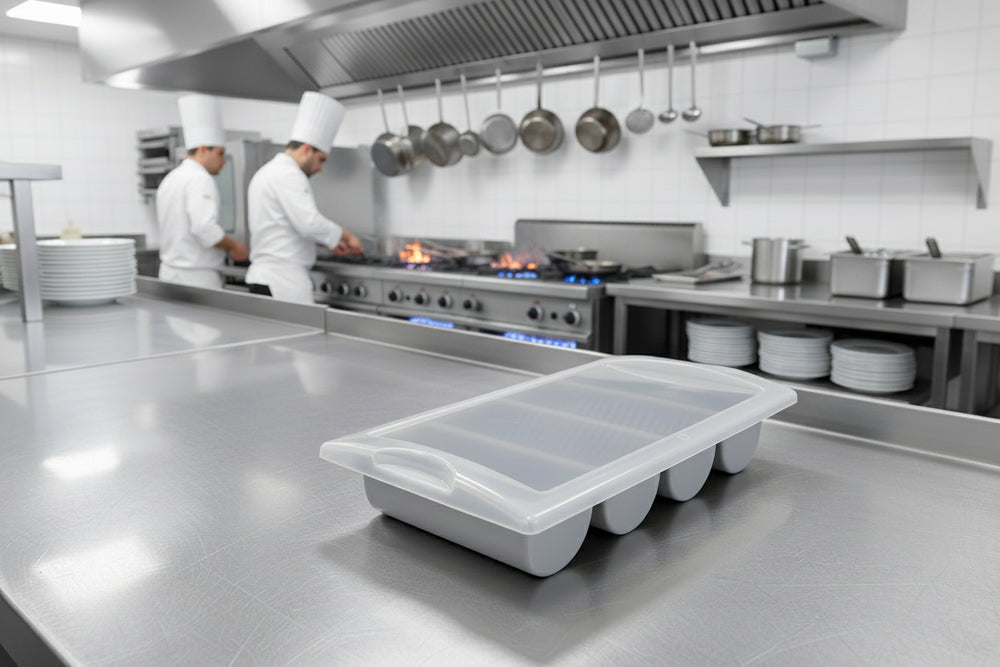 Hendi Cutlery Tray Lid - 4 Compartments GN 1/1