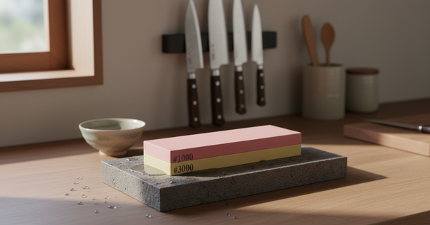 Hendi Wetstone - Japanese Sharpening Stone - Naniwa - Grit Size 1000/3000