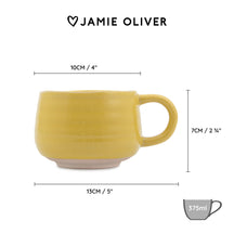 Jamie Oliver Coffee Mug / Coffee Cup Big Love Yellow 375 ml