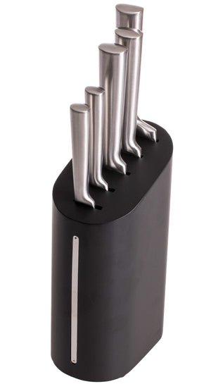 Blackwell Knife Block - Chef's knife, Bread knife, Meat knife, Office knife & Paring knife 6-Piece