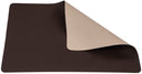 Jay Hill Placemats - Vegan Leather - Brown/Sand - double sided - 46 x 33 cm - 6 Pieces