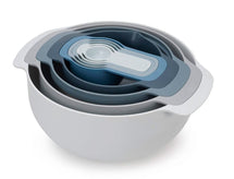 Joseph Joseph Baking bowl / colander / sieve / measuring spoon - Nest Sky - 9-Piece