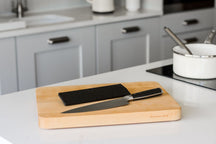 KitchenAid Chef Knife Gourmet Stainless Steel 20 cm - All-Purpose Kitchen Knife - with blade protector