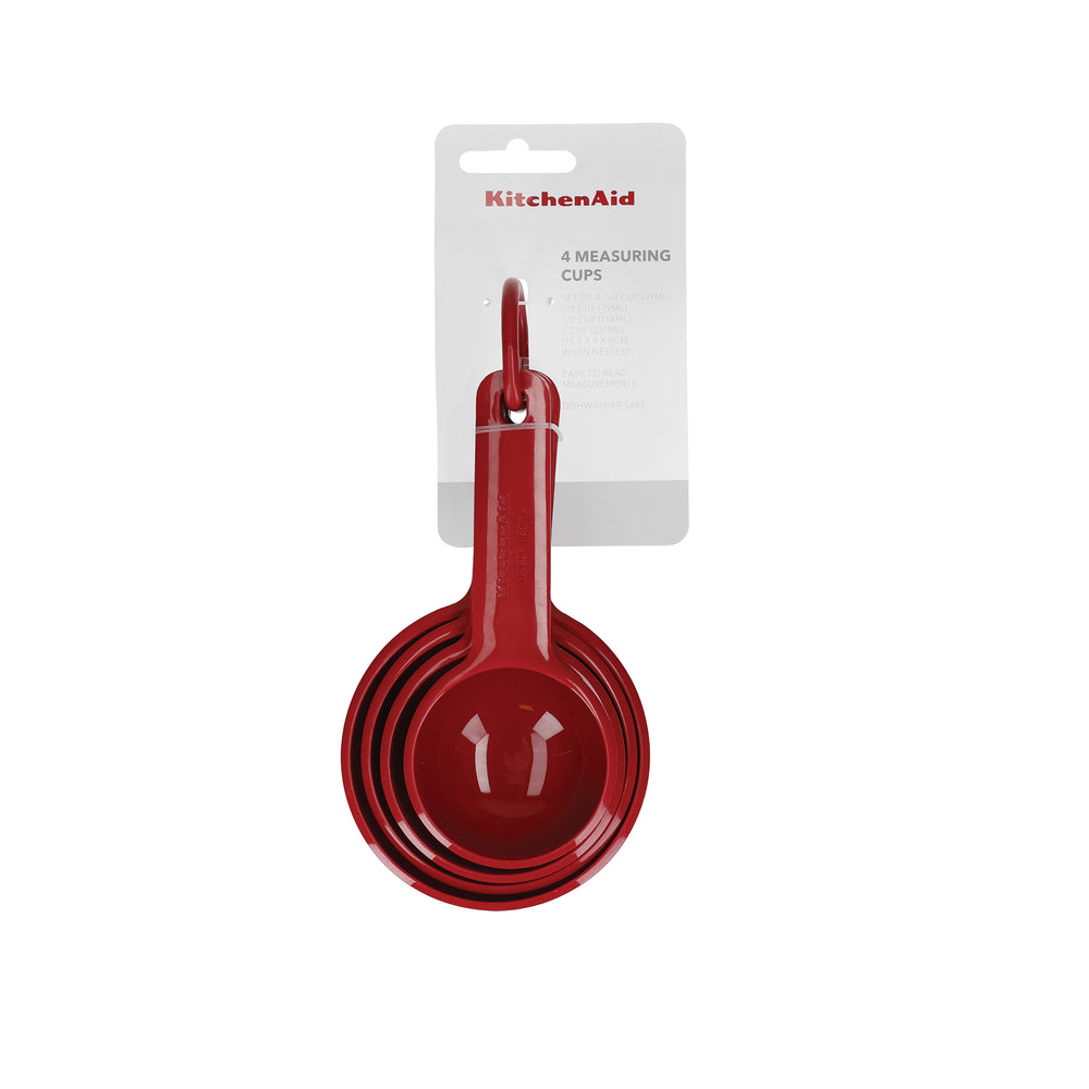 KitchenAid Measuring Cup Set Core Empire Red 4-piece - 1/4, 1/3, 1/2 an 1 Cup 