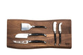 Laguiole Style de Vie Cheese knives with Plank Premium Line - Black