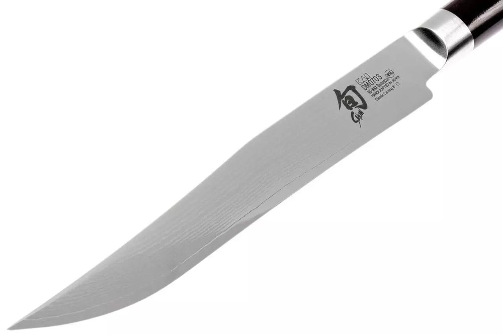 Kai Tranche Knife / Meat Knife Shun Classic - 32 layers damask steel - 20 cm - DM-0703