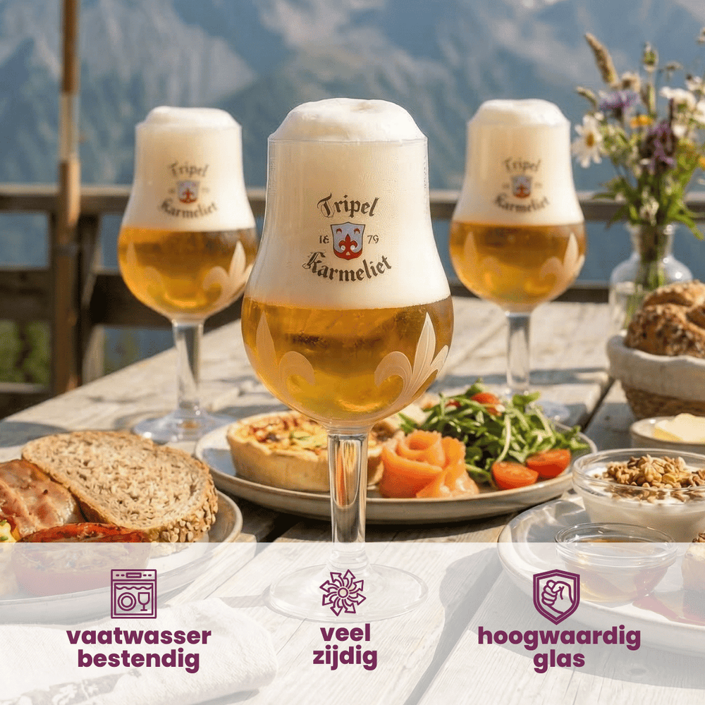 Karmeliet Beer glasses - 330 ml - 6 pieces