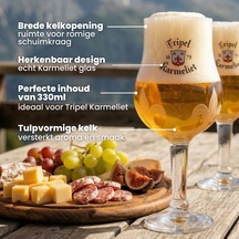 Karmeliet Beer glasses - 330 ml - 6 pieces