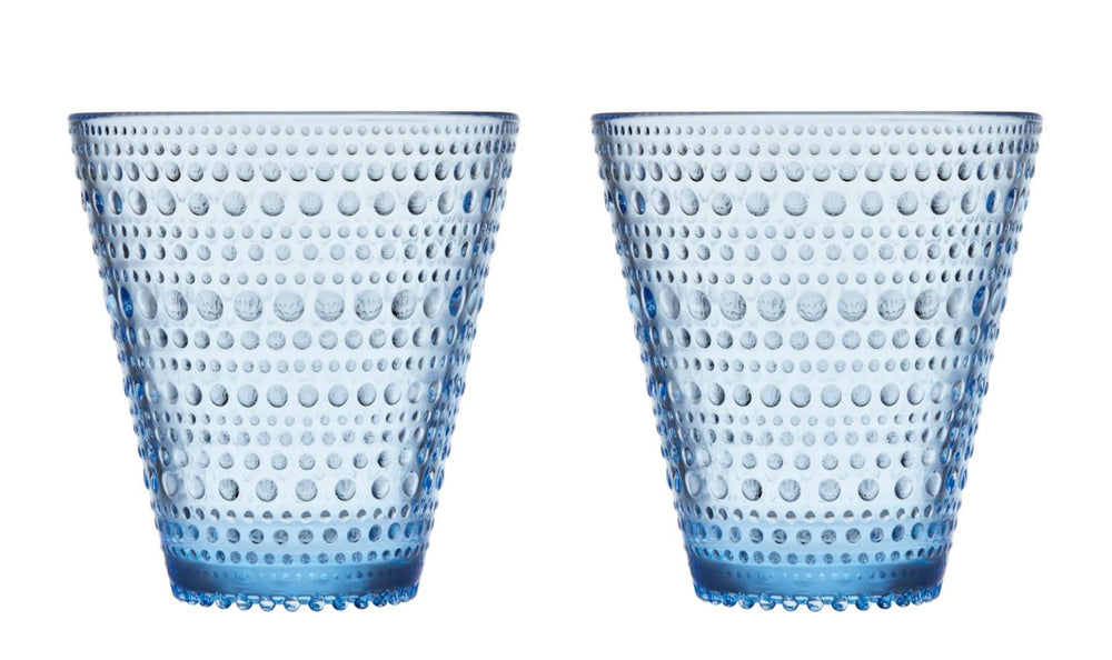 Iittala Glasses Kastehelmi - Aqua - 300 ml - 2 pieces