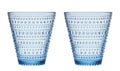 Iittala Glasses Kastehelmi - Aqua - 300 ml - 2 pieces