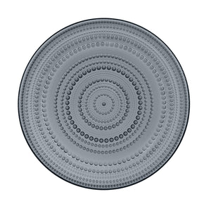 Iittala Pizza plate / Underplate Kastehelmi Dark Grey ø 31.5 cm