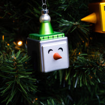 Alessi Christmas ball Le Palle Quadrate - Cubik Penguin - GJ02/5 - by Marcello Jori