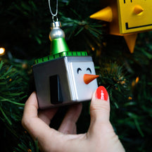 Alessi Christmas ball Le Palle Quadrate - Cubik Penguin - GJ02/5 - by Marcello Jori