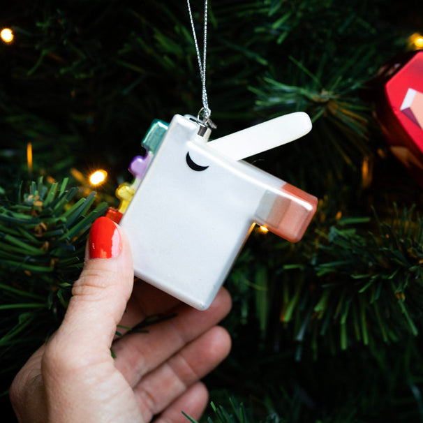 Alessi Christmas Ball Le Palle Quadrate - Unicorn - GJ02/11 - by Marcello Jori