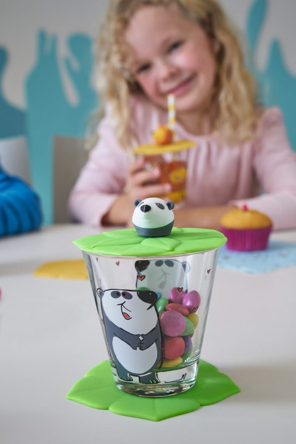 Leonardo Children's Glass Set Bambini Panda 215 ml - 3-Piece