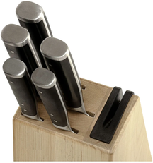 KitchenAid Knife block Gourmet Birchwood - 6-Piece - Integrated Knife Sharpener