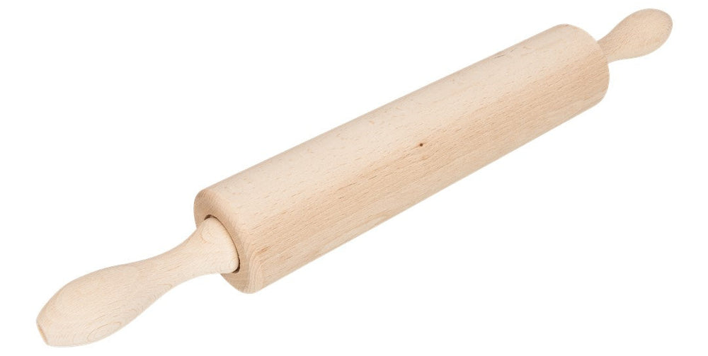Cookinglife Rolling Pin Beechwood 43.5cm - Ball Bearings - Dough Roller