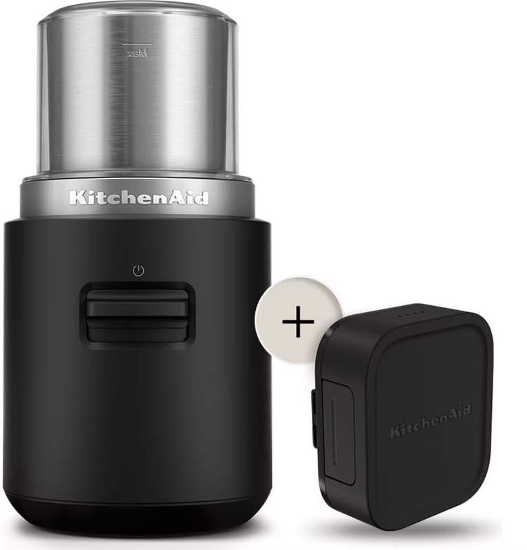 KitchenAid Coffee grinder - Wireless + Removable 12V battery - 5KBGR111BM - Black