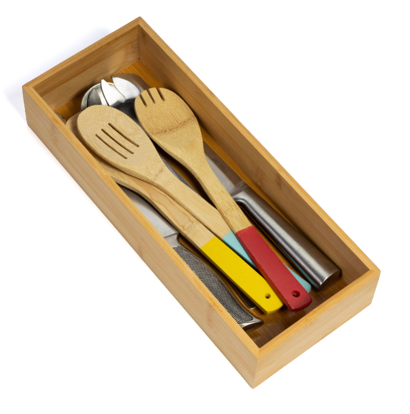 Cookinglife Cutlery tray - Bamboo - 38 x 15 x 7 cm