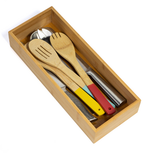 Cookinglife Cutlery tray - Bamboo - 38 x 15 x 7 cm