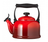 Le Creuset Whistling kettle Tradition - Cherry red - 2.1 liters - induction suitable -.