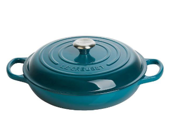 Le Creuset Casserole Signature - Campagnard - Deap Teal - ø 30 cm / 3.5 liter