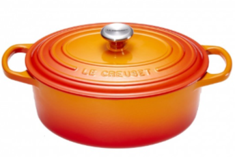 Le Creuset Casserole Signature - Oval - Orange red - ø 27 cm / 4.1 liter