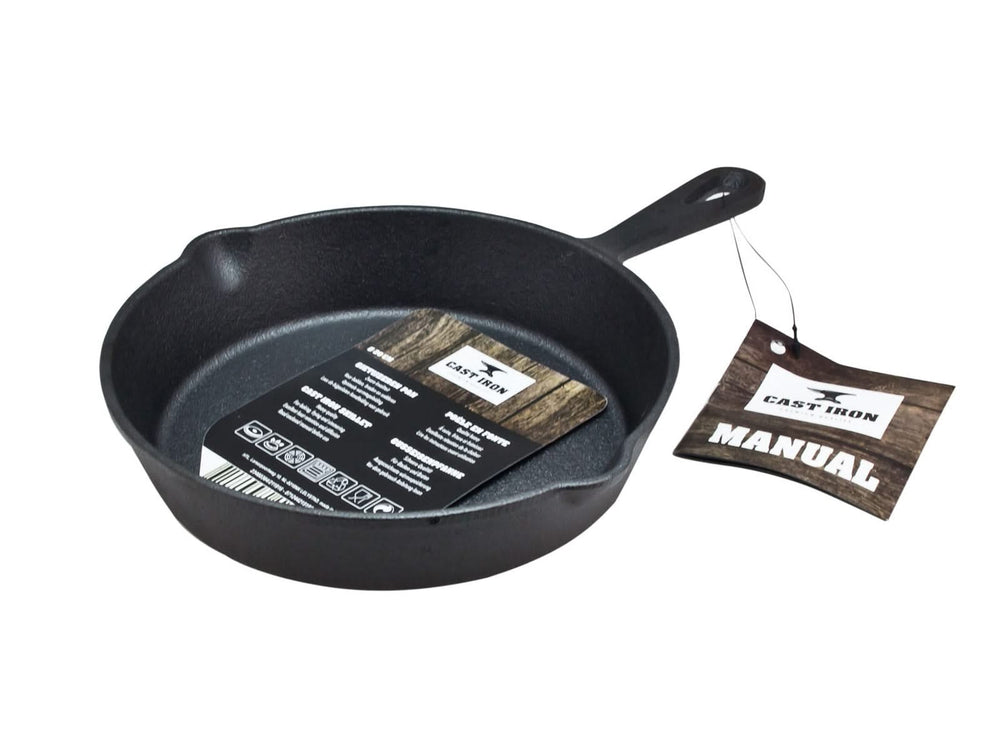 Cast Iron Frying pan - cast iron - ø 15 cm - without non-stick coating