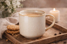 Cookinglife Coffee Mugs Serene Sand 330 ml - Pottery - 4 pieces
