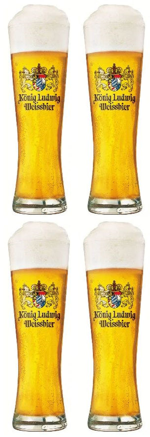 Konig Ludwig Beer glasses Weizen - 500 ml - 4 pieces
