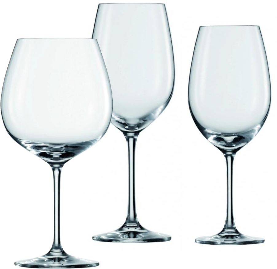 Schott Zwiesel Wine glass set Ivento (Red wine glasses. White wine glasses & Burgundy glasses) - 18 piece set