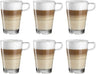 Leonardo Latte Macchiato glasses Senso - Stackable - 350 ml - 6 pieces