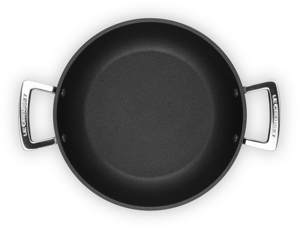 Le Creuset sauté pan - Sauteuse - with lid - Les Forgées TNS - ø 24 cm / 2.3 liters - standard non-stick coating