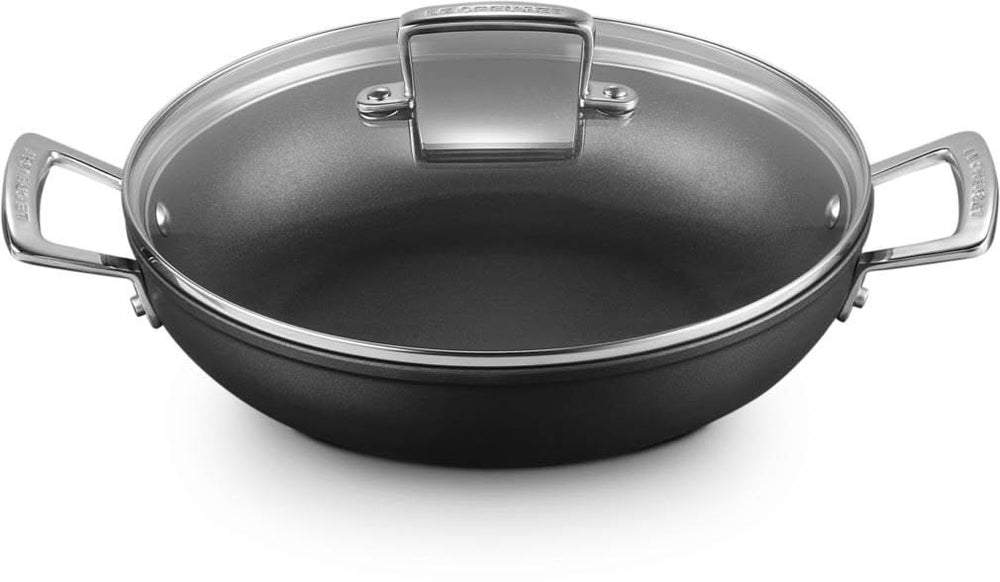 Le Creuset sauté pan - Sauteuse - with lid - Les Forgées TNS - ø 26 cm / 2.7 liters - standard non-stick coating