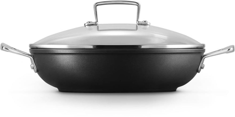 Le Creuset sauté pan - Sauteuse - with lid - Les Forgées TNS - ø 26 cm / 2.7 liters - standard non-stick coating