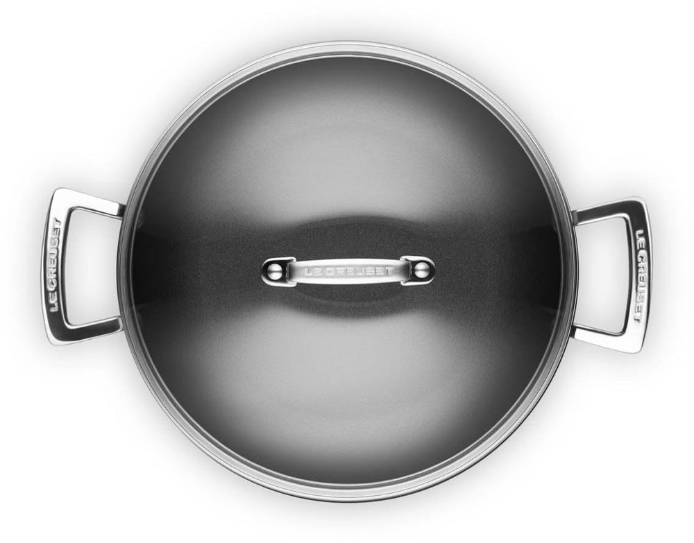 Le Creuset sauté pan - Sauteuse - with lid - Les Forgées TNS - ø 26 cm / 2.7 liters - standard non-stick coating