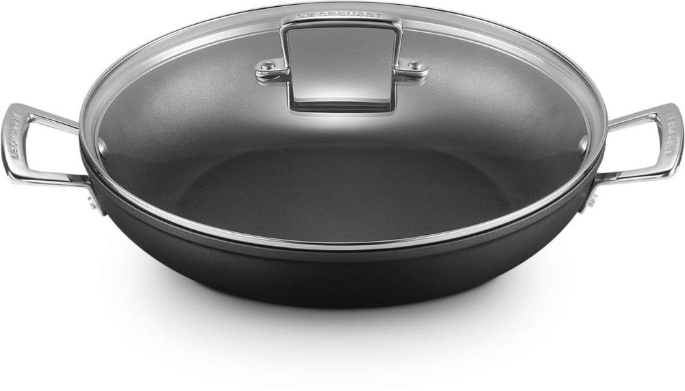 Le Creuset sauté pan - Sauteuse - with lid - Les Forgées TNS - ø 30 cm / 3.6 liters - standard non-stick coating