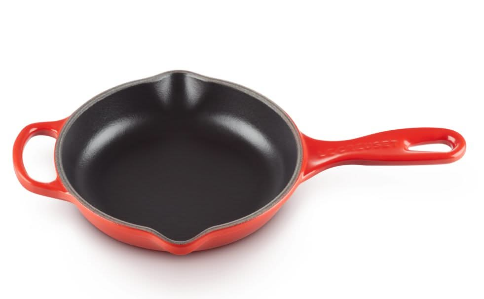 Le Creuset Skillet Signature - Cherry red - ø 16 cm - enameled non-stick coating